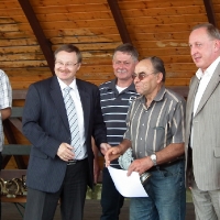 Zawody wędkarskie - Święto Karpia'2012 - wręczanie nagród